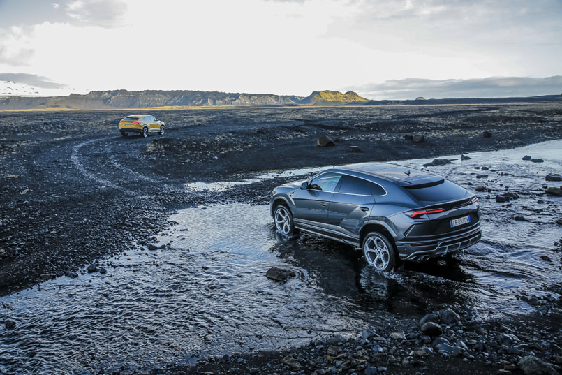 Lamborghini Avventura Iceland with Urus 4